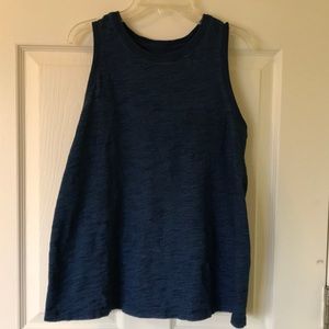 Navy sleeveless tank